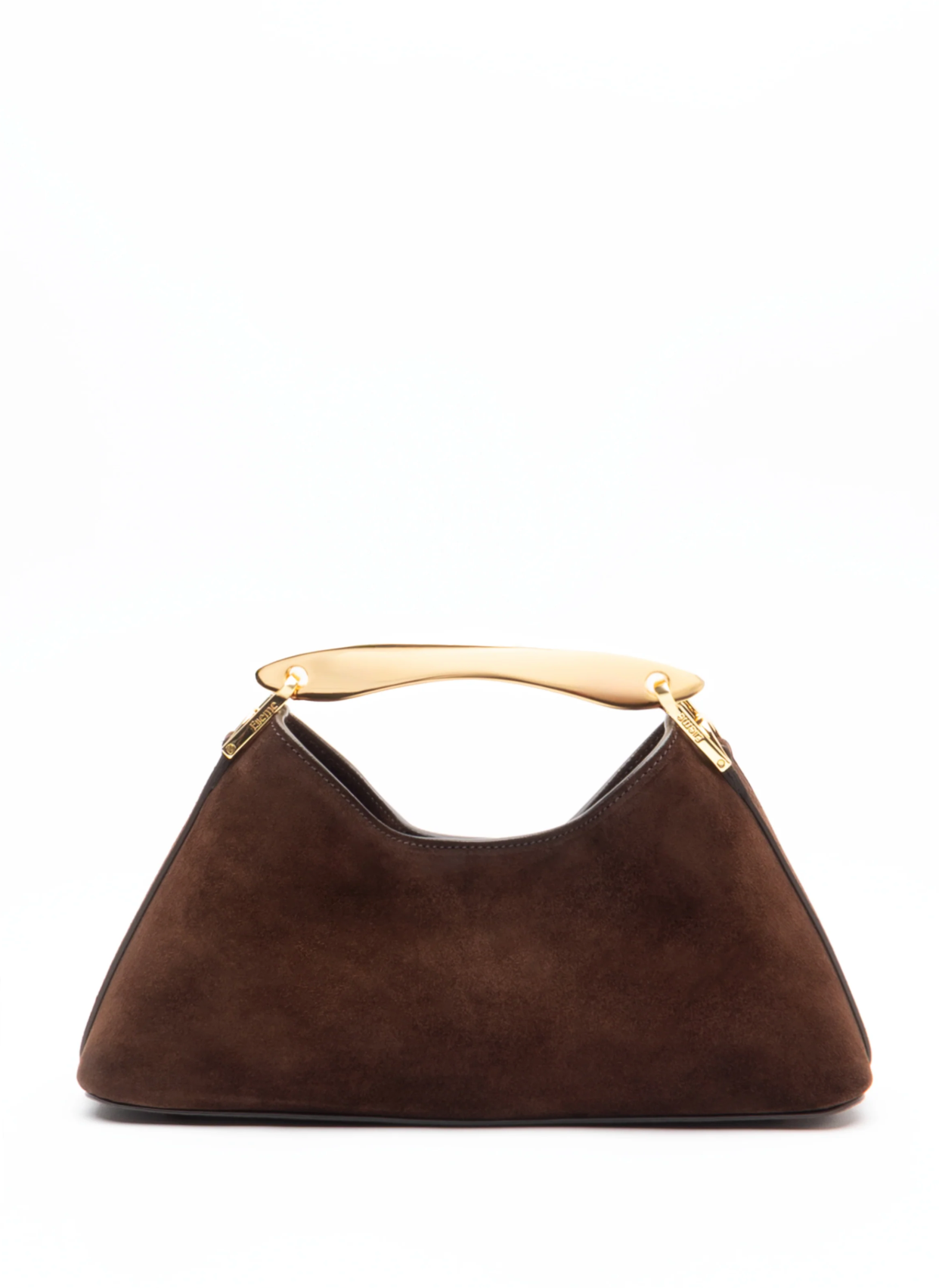 Vesker | Mini Boomerang Suede Brownie